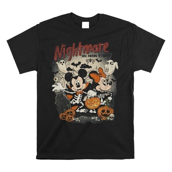 Renee
F Other - Retro Mickey Minnie Halloween Cartoon Graphic Unisex T-Shirt